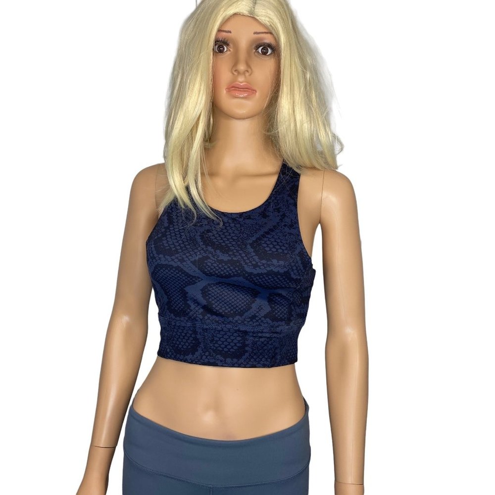 Allfenix Indie Python Print Racer Back Sports Bra… - image 2